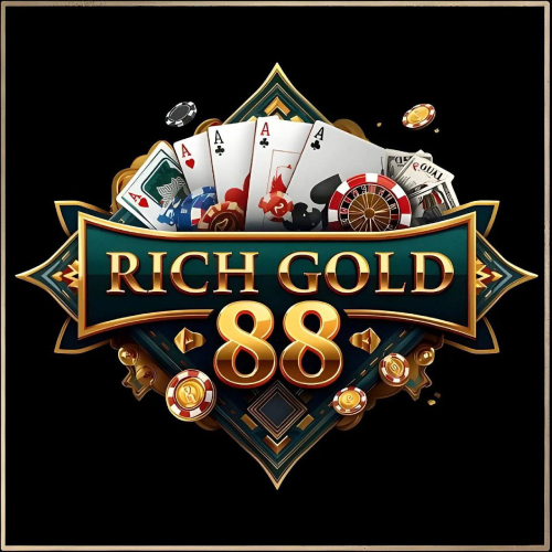 App access banner showing RichGold 88 mobile interface on smartphone screen
